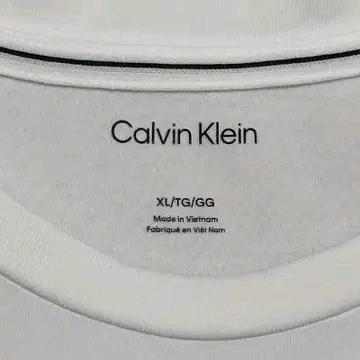 CALVIN KLEIN 릴렉스핏 스탠다드 로고  반팔티 화이트 XL 6