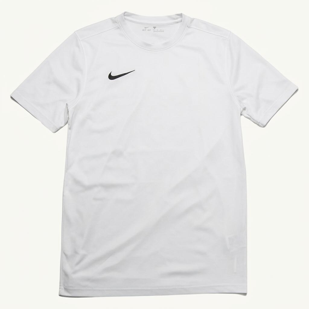 NIKE 드라이핏 스우시 반팔티 화이트 M 1