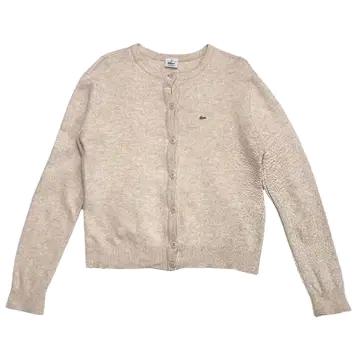 LACOSTE 라운드넥 가디건 베이지 95 2