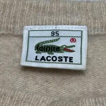 LACOSTE 라운드넥 가디건 베이지 95 6