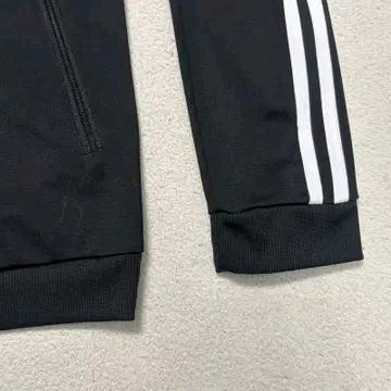 ADIDAS 에센셜3 스트라이프 트랙탑 블랙 S 4