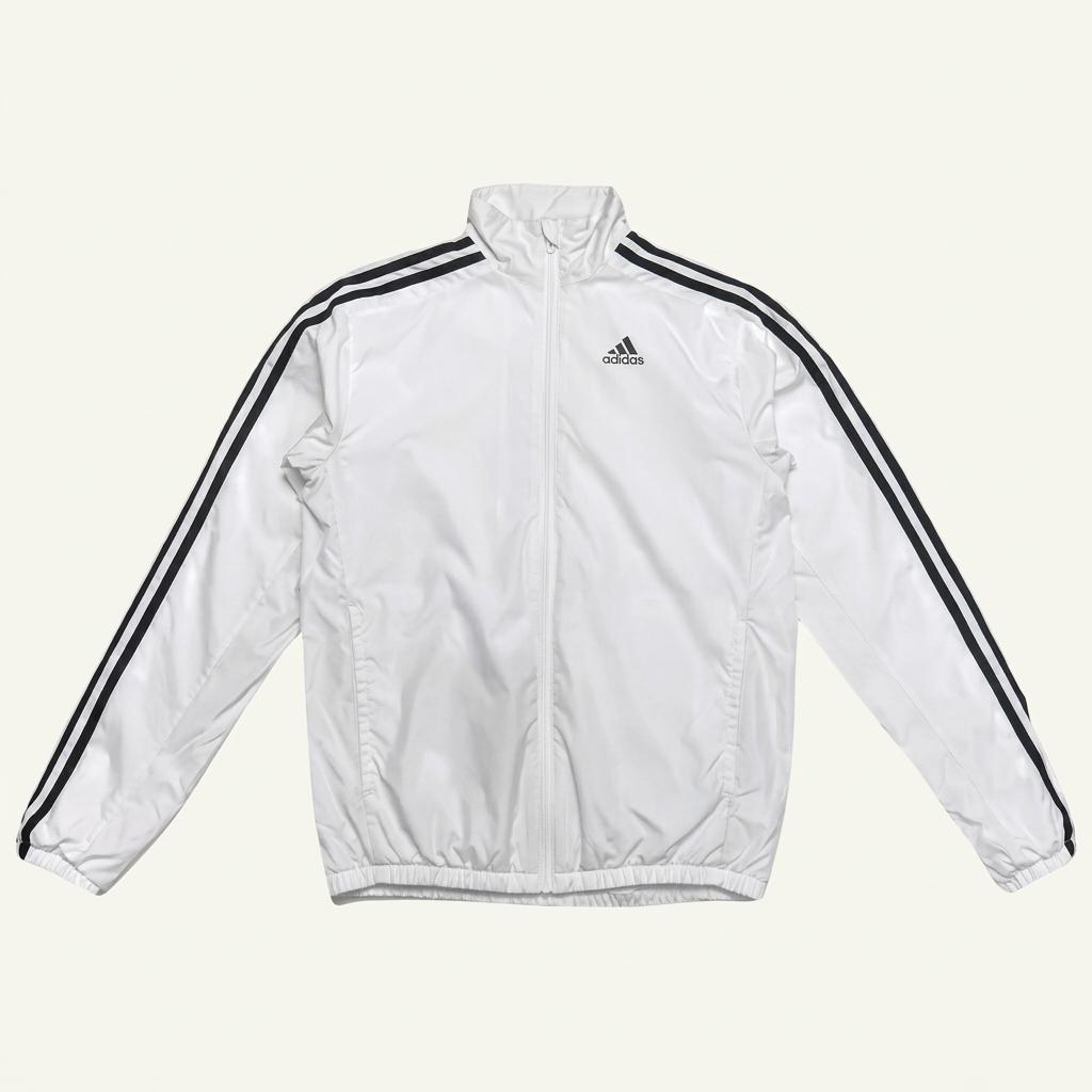 ADIDAS  CLIMASTORM 바람막이 화이트 S 1
