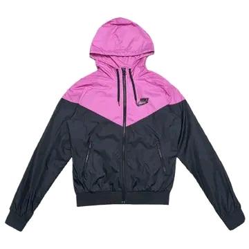 NIKE 윈드러너 블랙 & 핑크 L 2