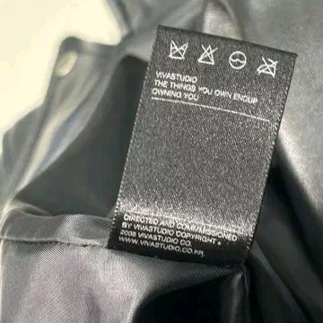 VIVASTUDIO 블랙 라이더 가죽자켓 M 9