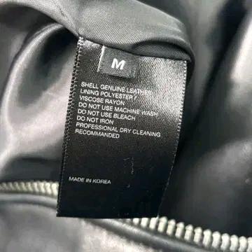 VIVASTUDIO 블랙 라이더 가죽자켓 M 8