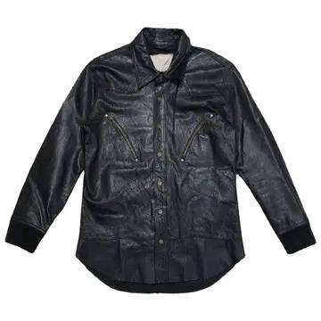 빈티지 가죽자켓 GOAT SKIN 블랙 S 2