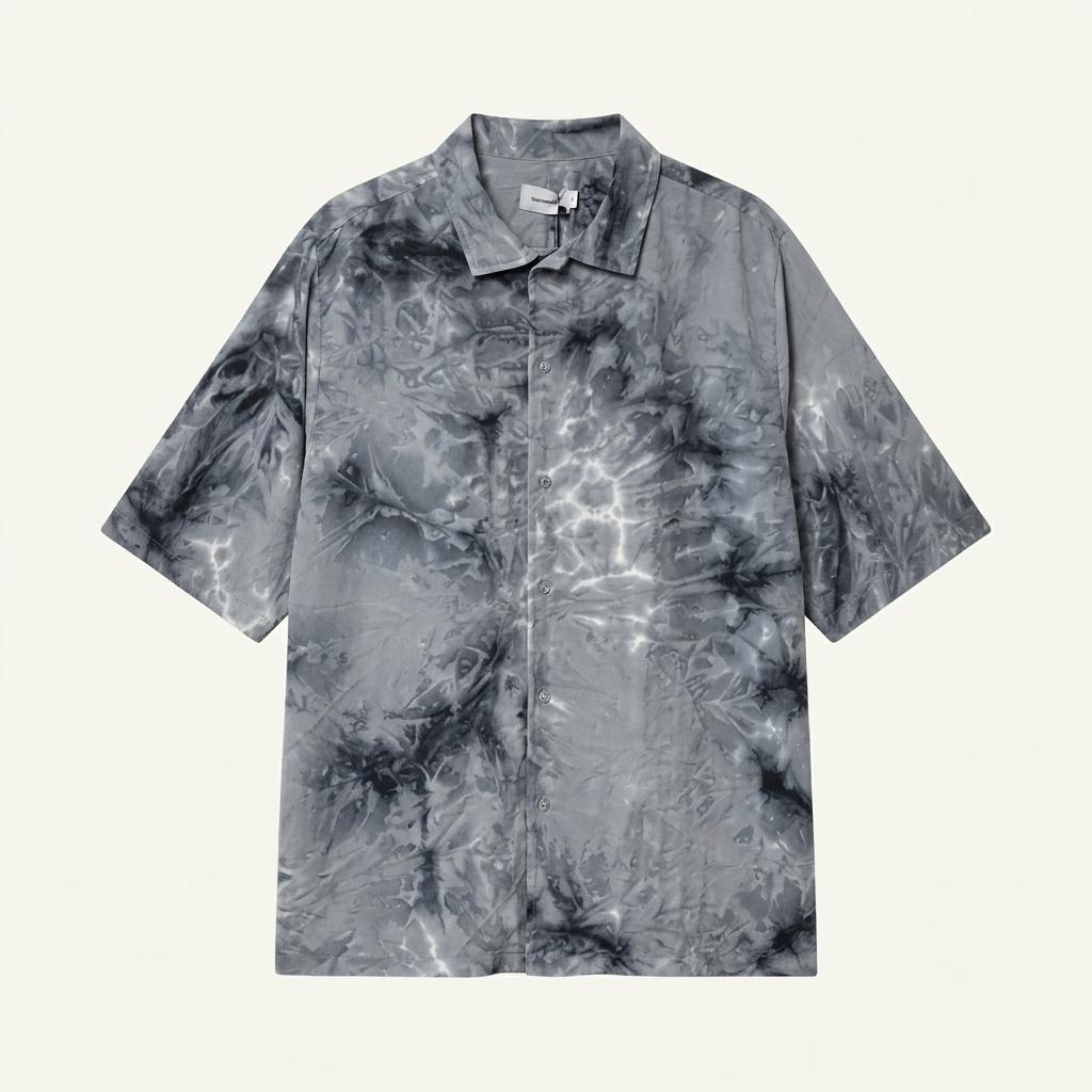 [새상품] 매스노운 타이다이 하프셔츠 그레이 L-XL 1