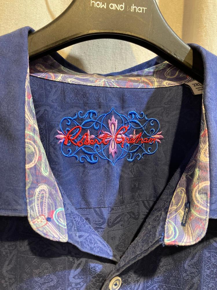 ROBERT GRAHAM 기하학적 무늬 셔츠 4
