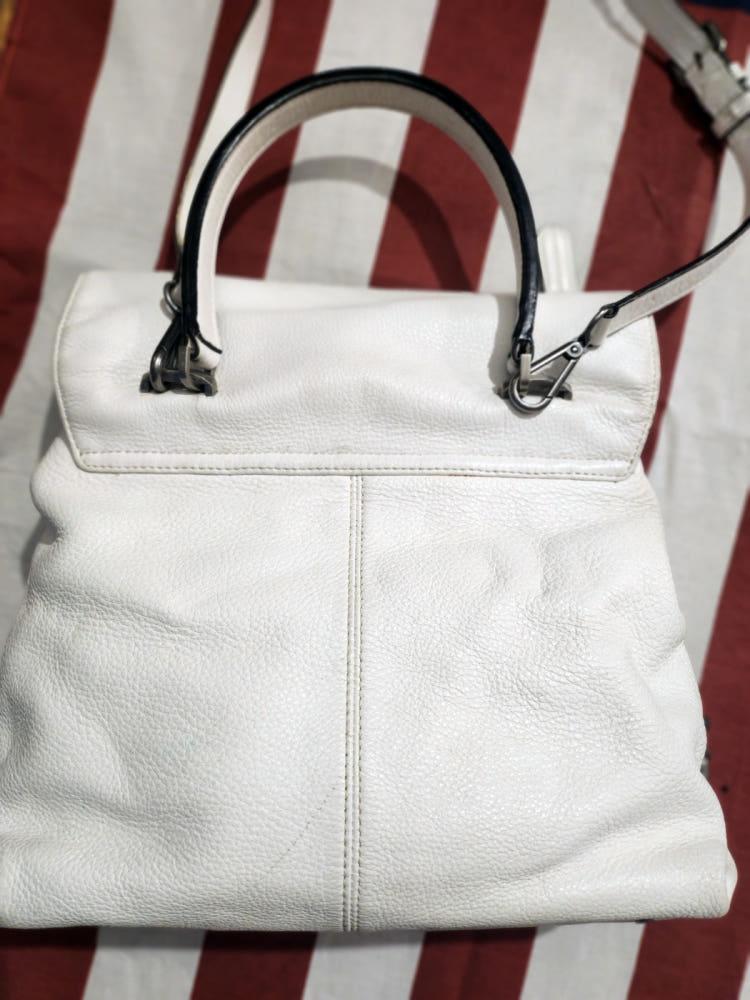 DKNY 화이트 가죽  투웨이 백 3