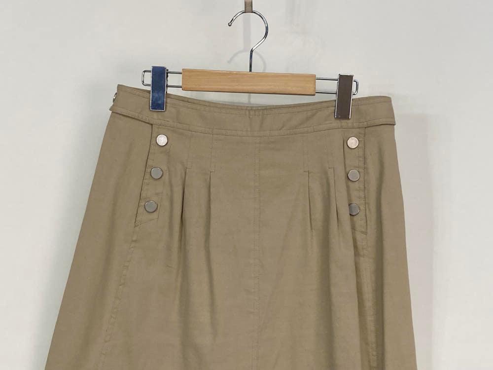 ELIE TAHARI 단추 디테일 스커트 3