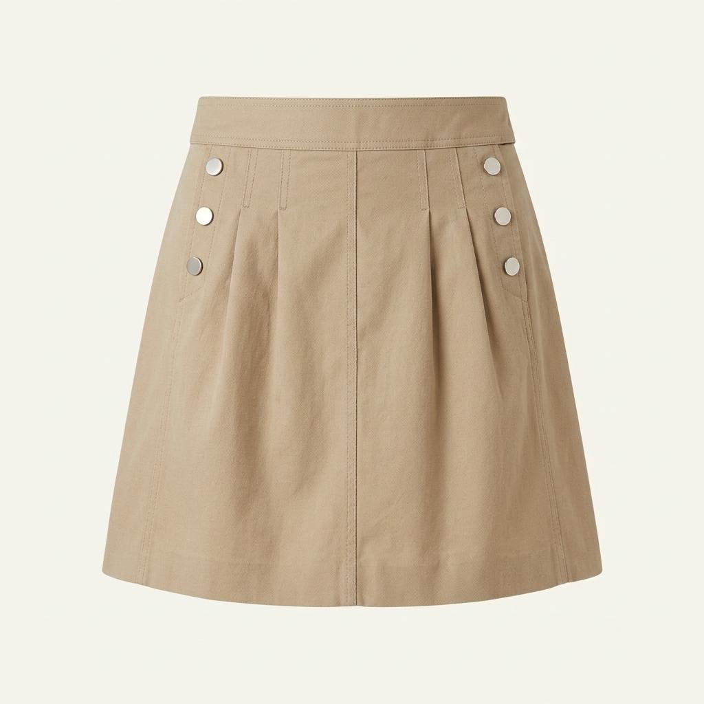 ELIE TAHARI 단추 디테일 스커트 1