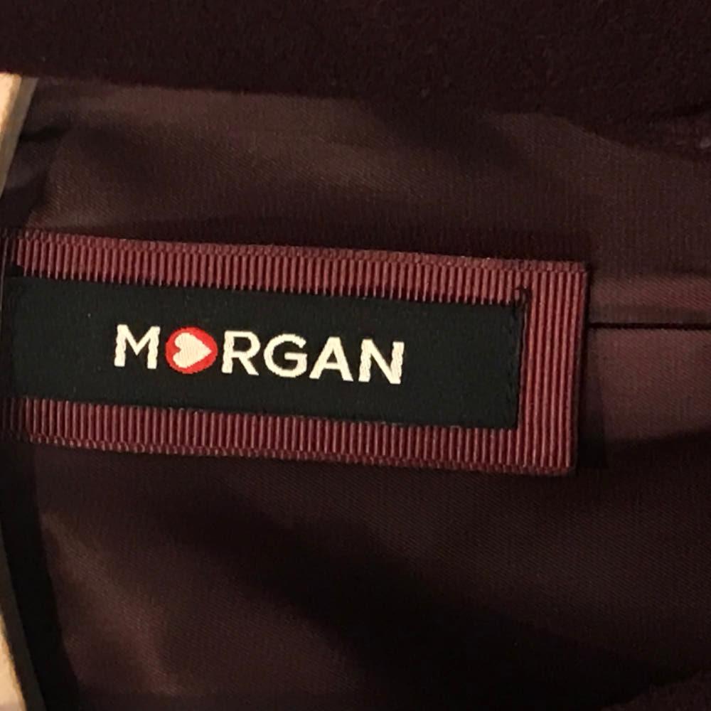 MORGAN 와인색 코트 8