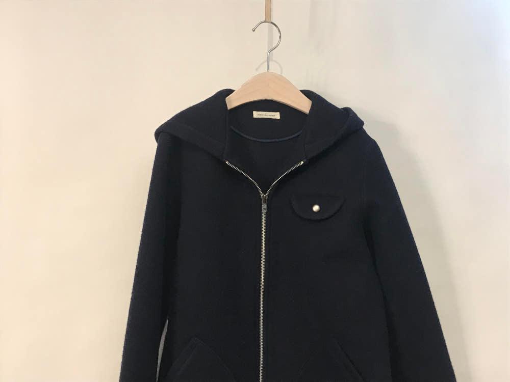blanc bleu minuit 모 코트 집업 4