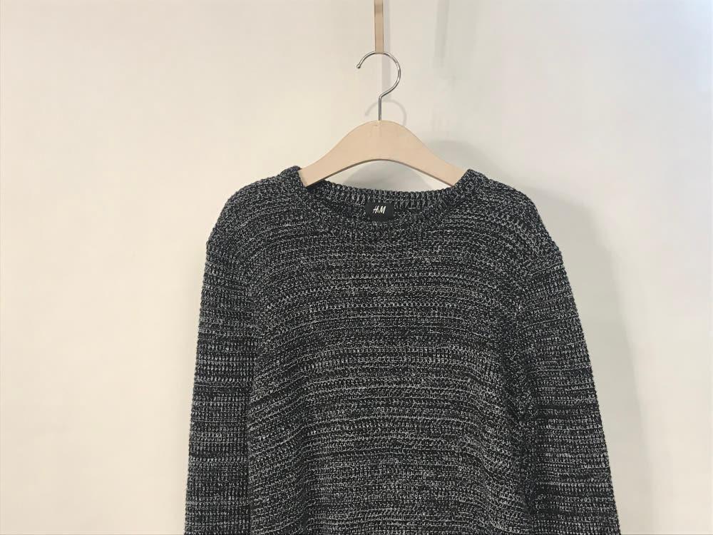 H&M 그레이 면 니트 4
