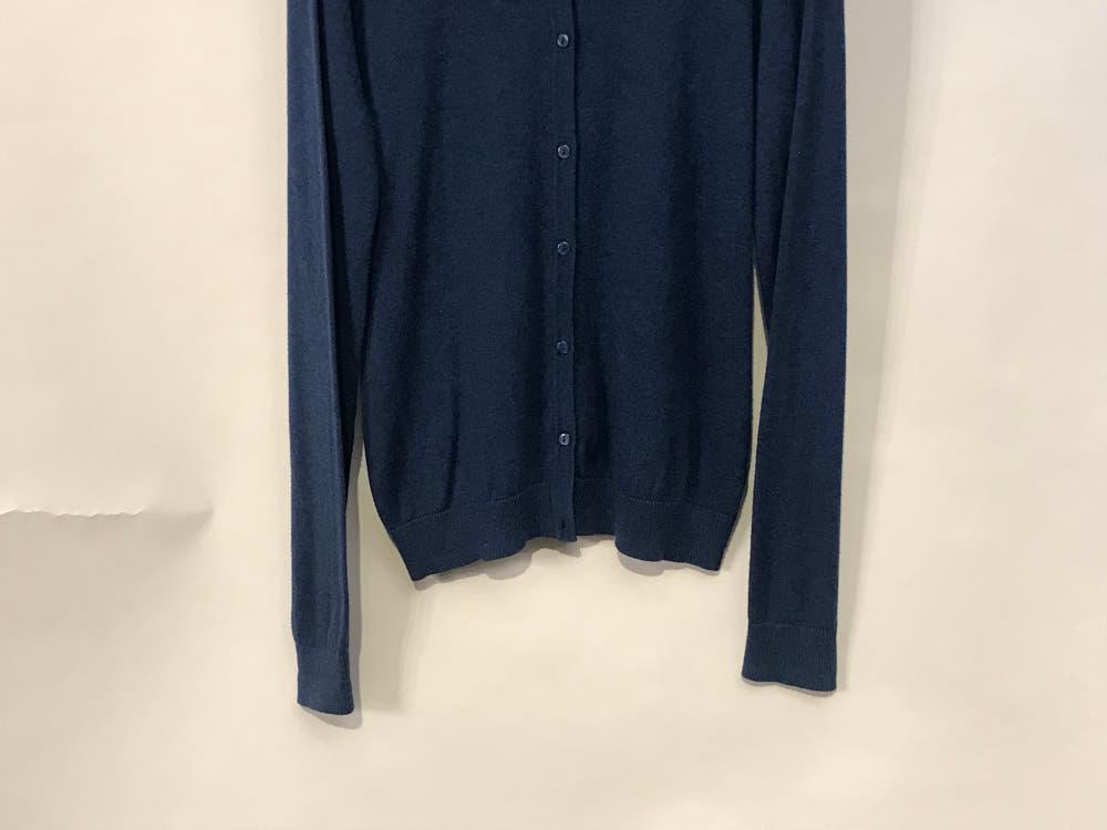 H&M 베이직 면 블루 가디건 6