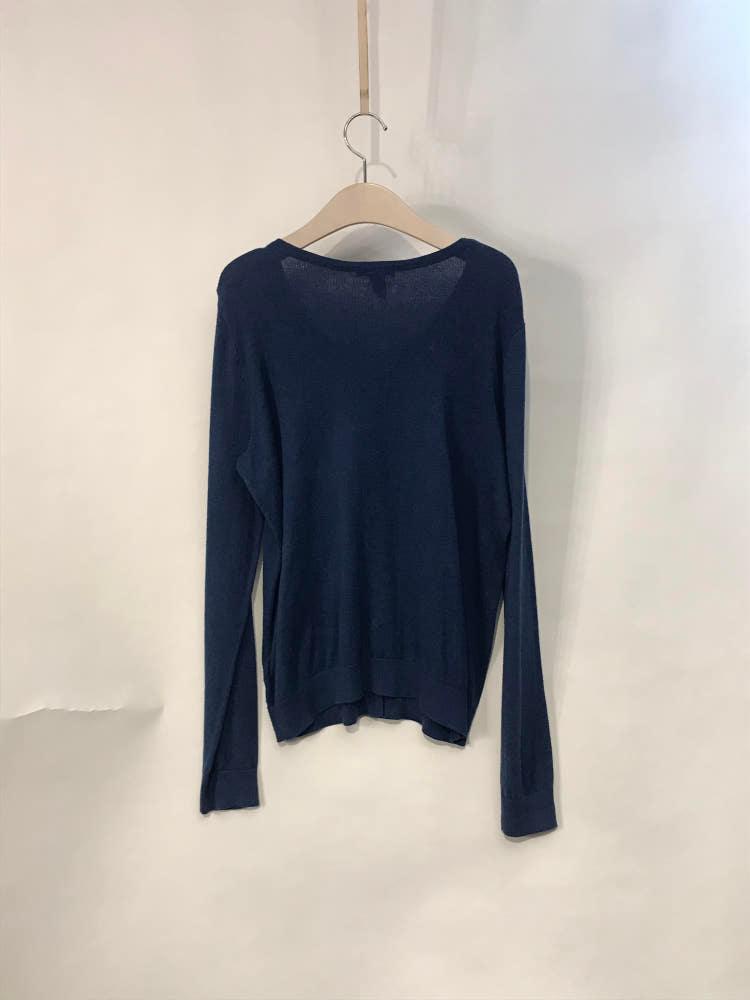 H&M 베이직 면 블루 가디건 3