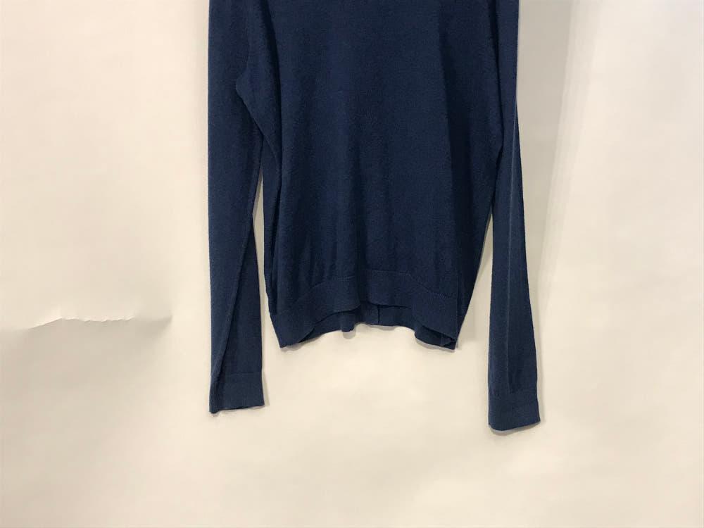 H&M 베이직 면 블루 가디건 7