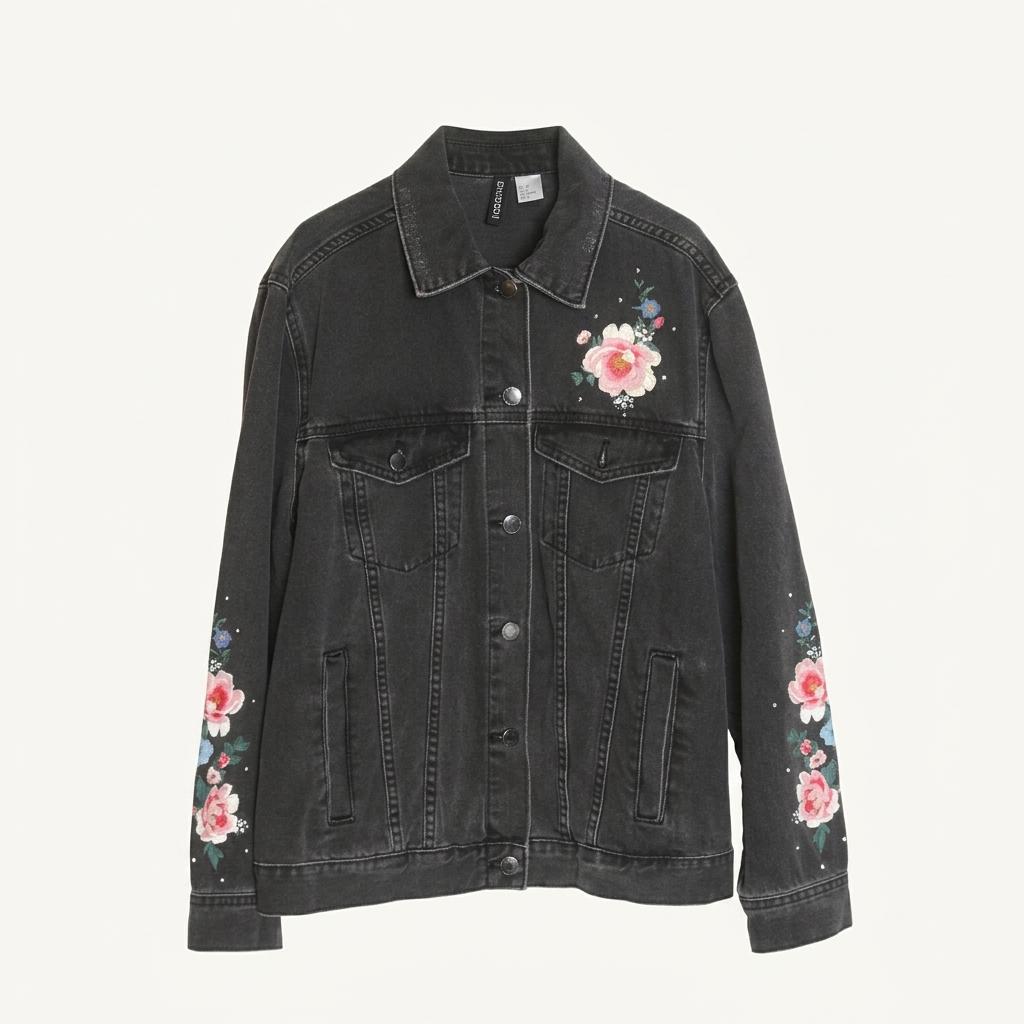 H&M 플라워 프린팅 재킷 1