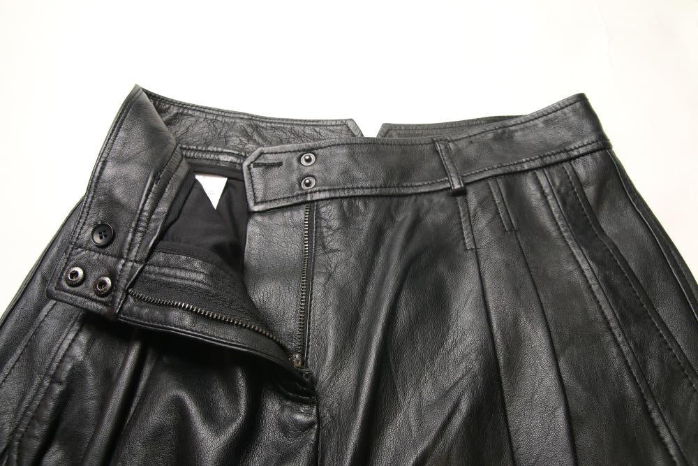 BCBG 막스아즈리아 리얼 가죽 칠부바지 5