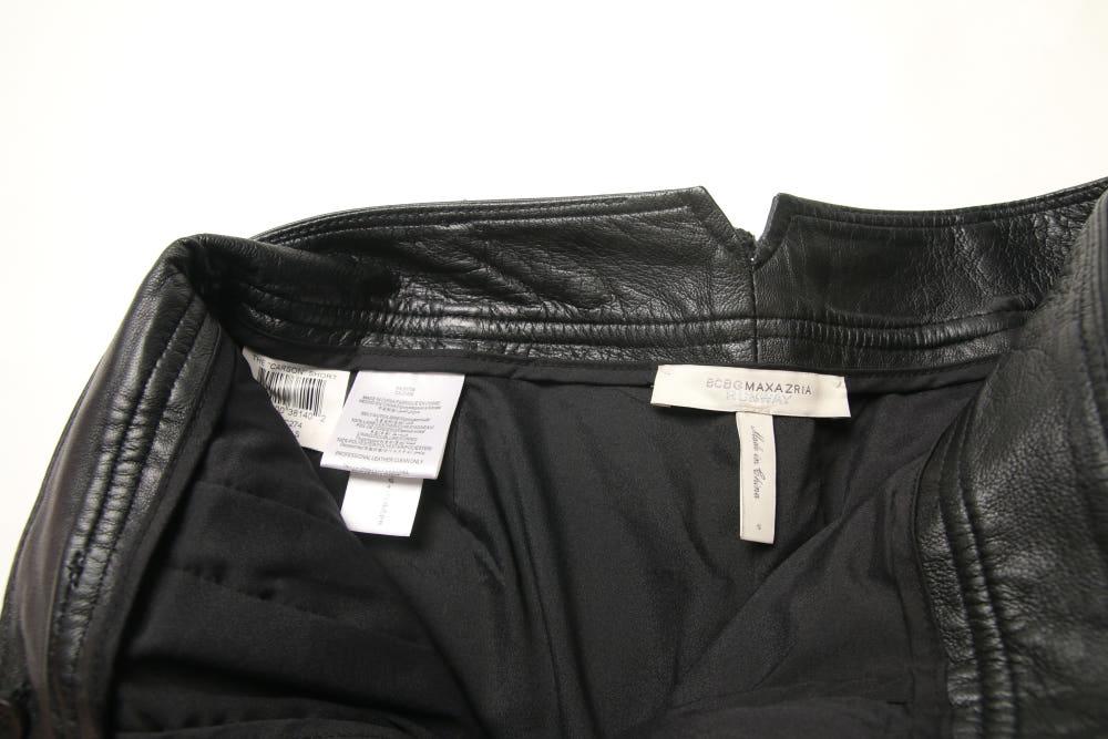 BCBG 막스아즈리아 리얼 가죽 칠부바지 4