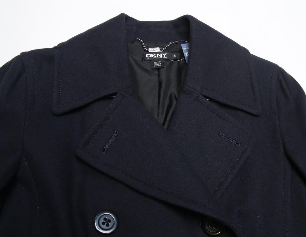 DKNY 양가죽 패치 울 코트 1557 3