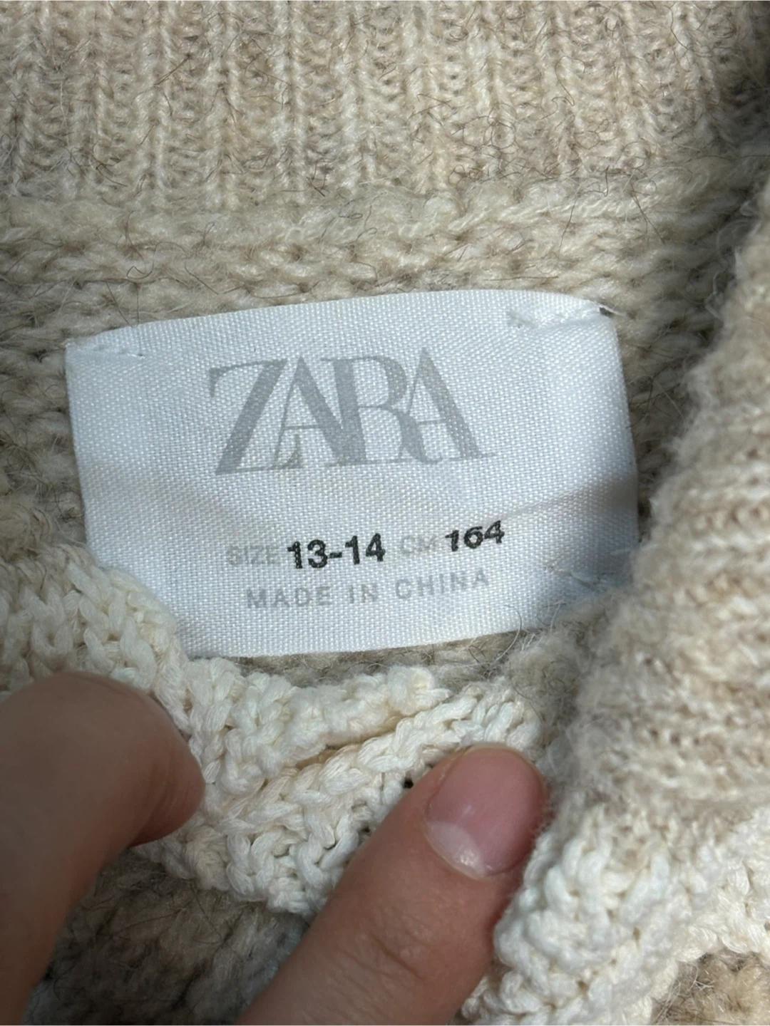 ZARA 카라 꽈배기 니트 3
