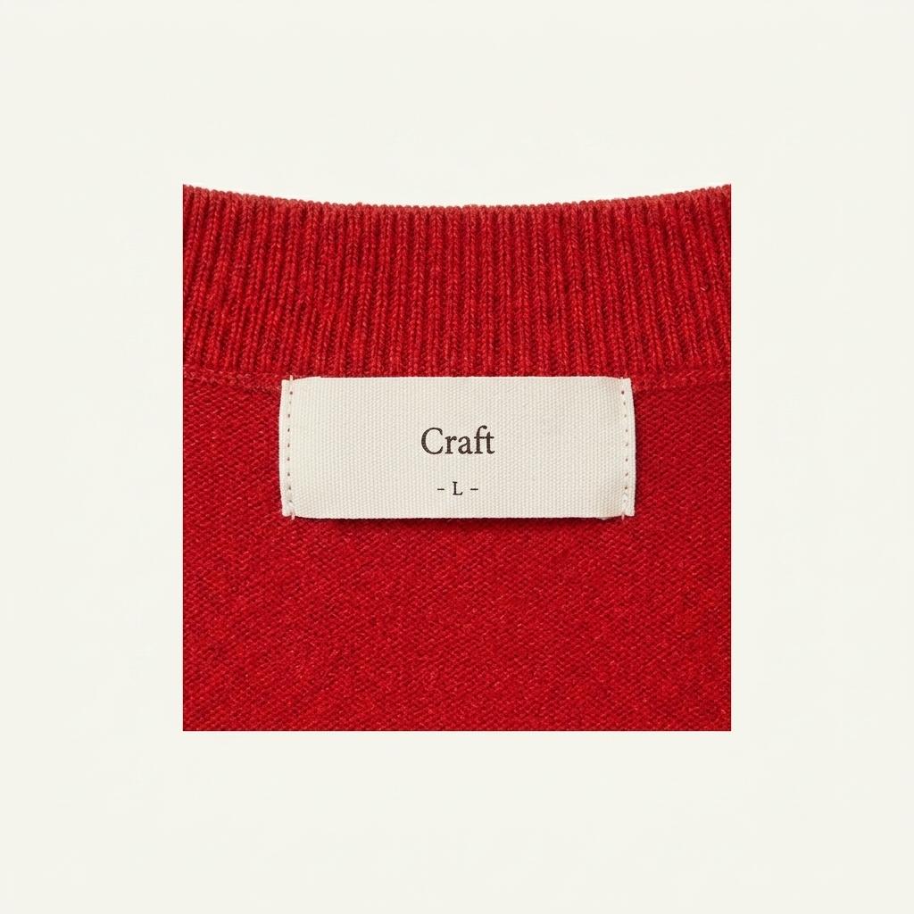 Craft 레드 라운드 니트 카디건 1