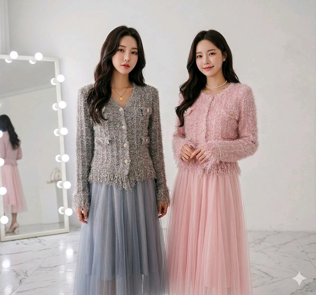 그레이 펄 스커트 2