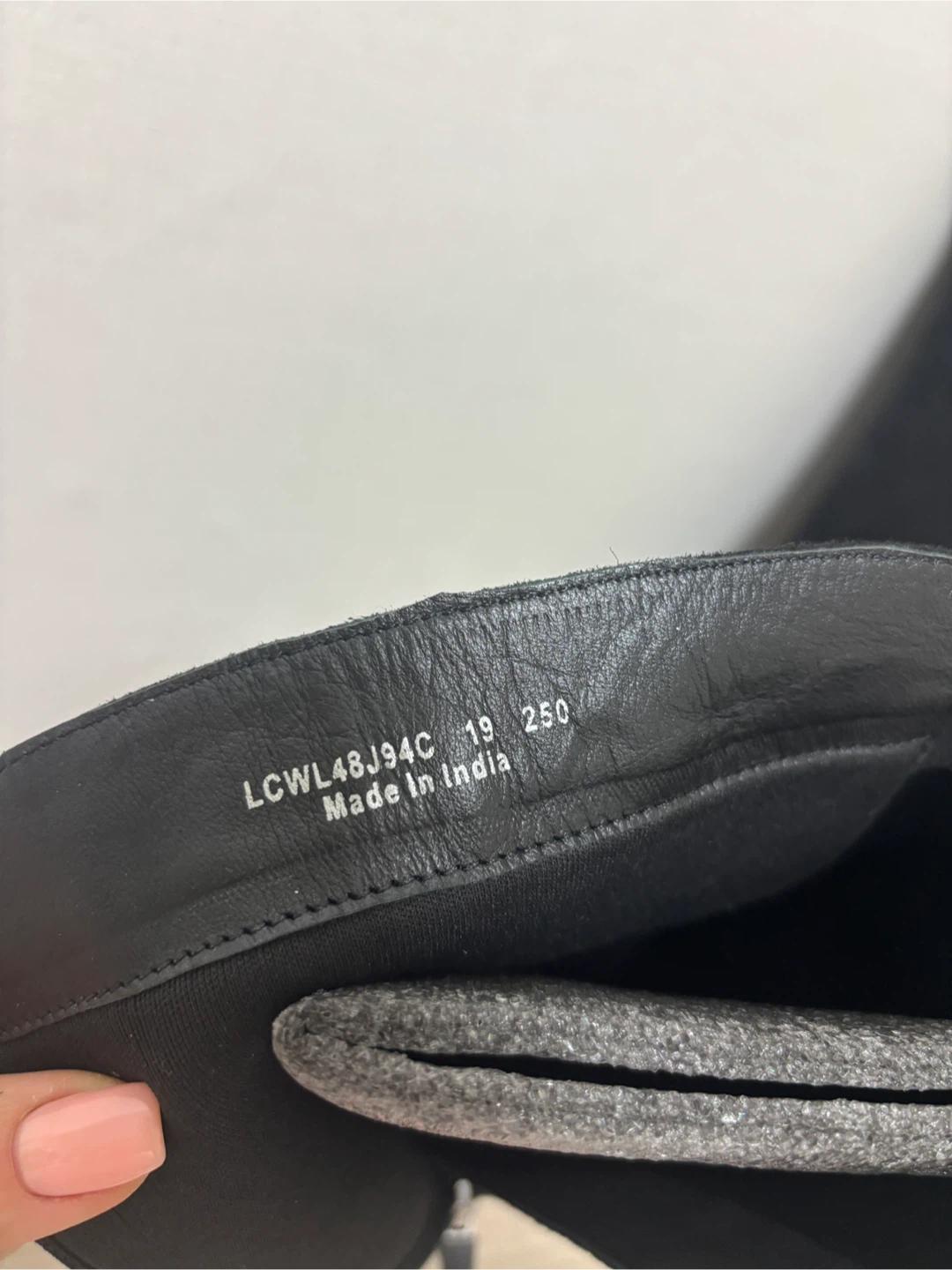 (새상품)엘칸토 3cm 니하이 여성 스웨이드 부츠 사이즈250 (LCWL48J94C) 3