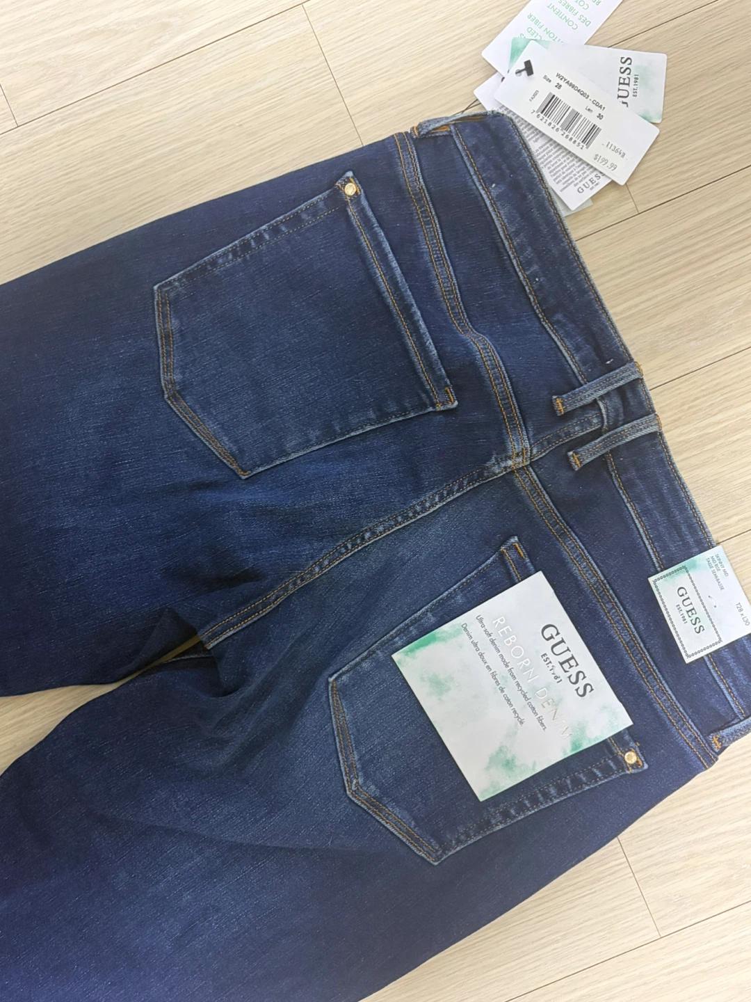 GUESS 진청 여성 청바지 28 새상품 4