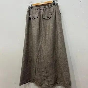 cepo JPN 네추럴 린넨 블렌드 스커트 치마 4