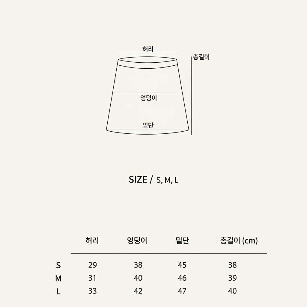 투버튼 골덴치마바지 1