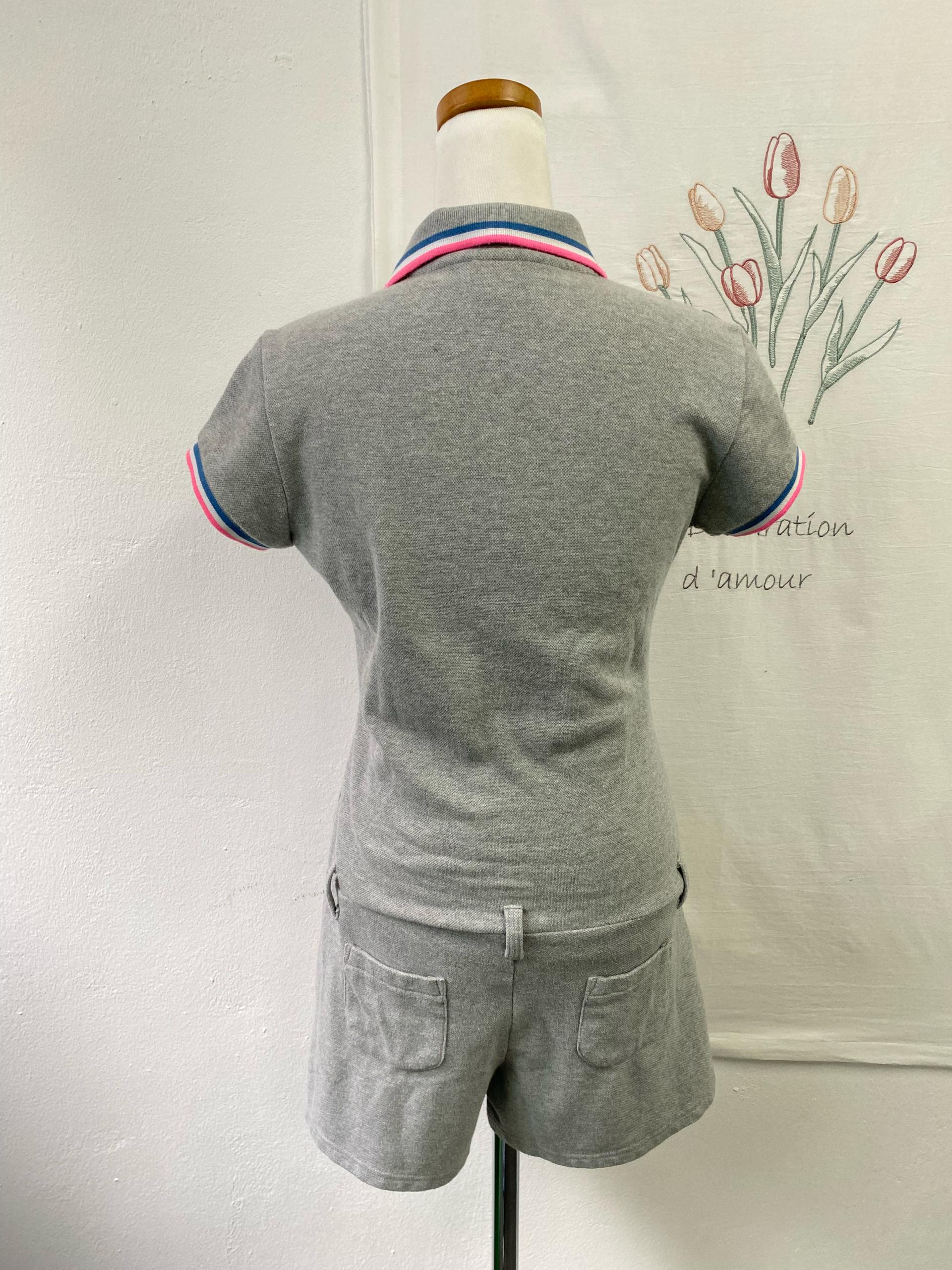라코스테 여성 그레이 폴로 점프수트 XS 7