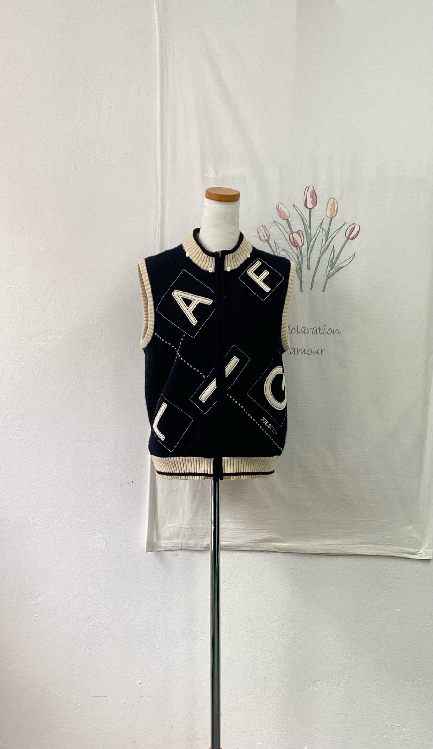 휠라 골프 FILA GOLF 레터링 방풍 조끼 90 2