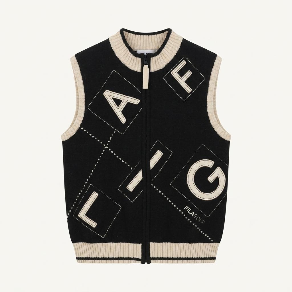 휠라 골프 FILA GOLF 레터링 방풍 조끼 90 1