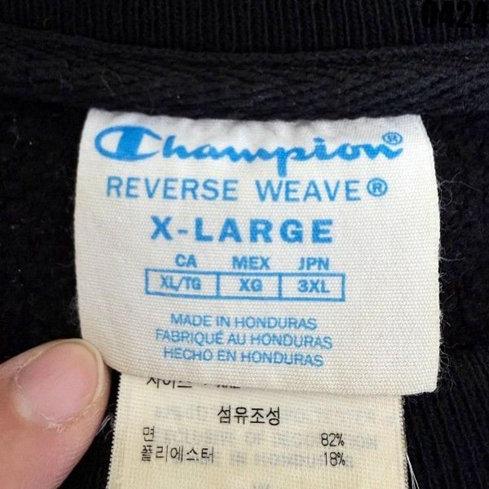 챔피온 블랙 맨투맨 스웻셔츠 XL 3