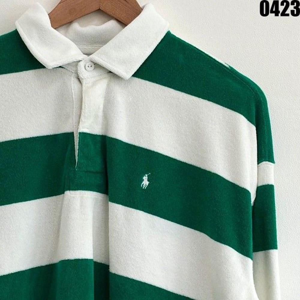 L 폴로 랄프로렌(Polo Ralph Lauren) 스트라이프 럭비 카라 티셔츠 3
