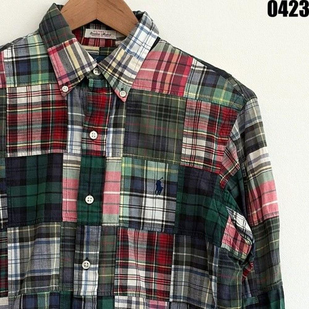 S 폴로 랄프로렌(Polo Ralph Lauren) 블리딩 마드라스 패치워크 셔츠 3