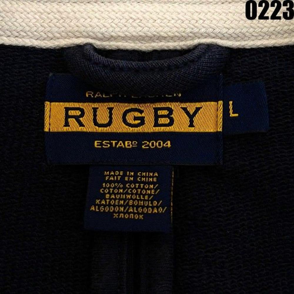 폴로 랄프로렌 RUGBY 라인 코튼 니트 자켓 L 0223 8