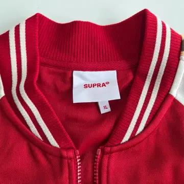 Supra 수프라 레오파드 트랙탑 져지 집업 레드 XL 5