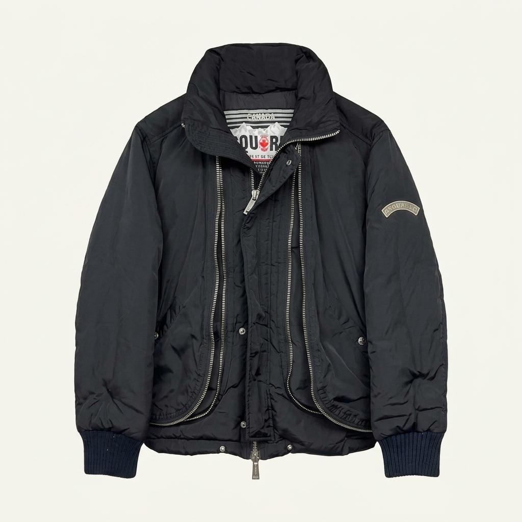 Dsquared zipper layer puffer 1