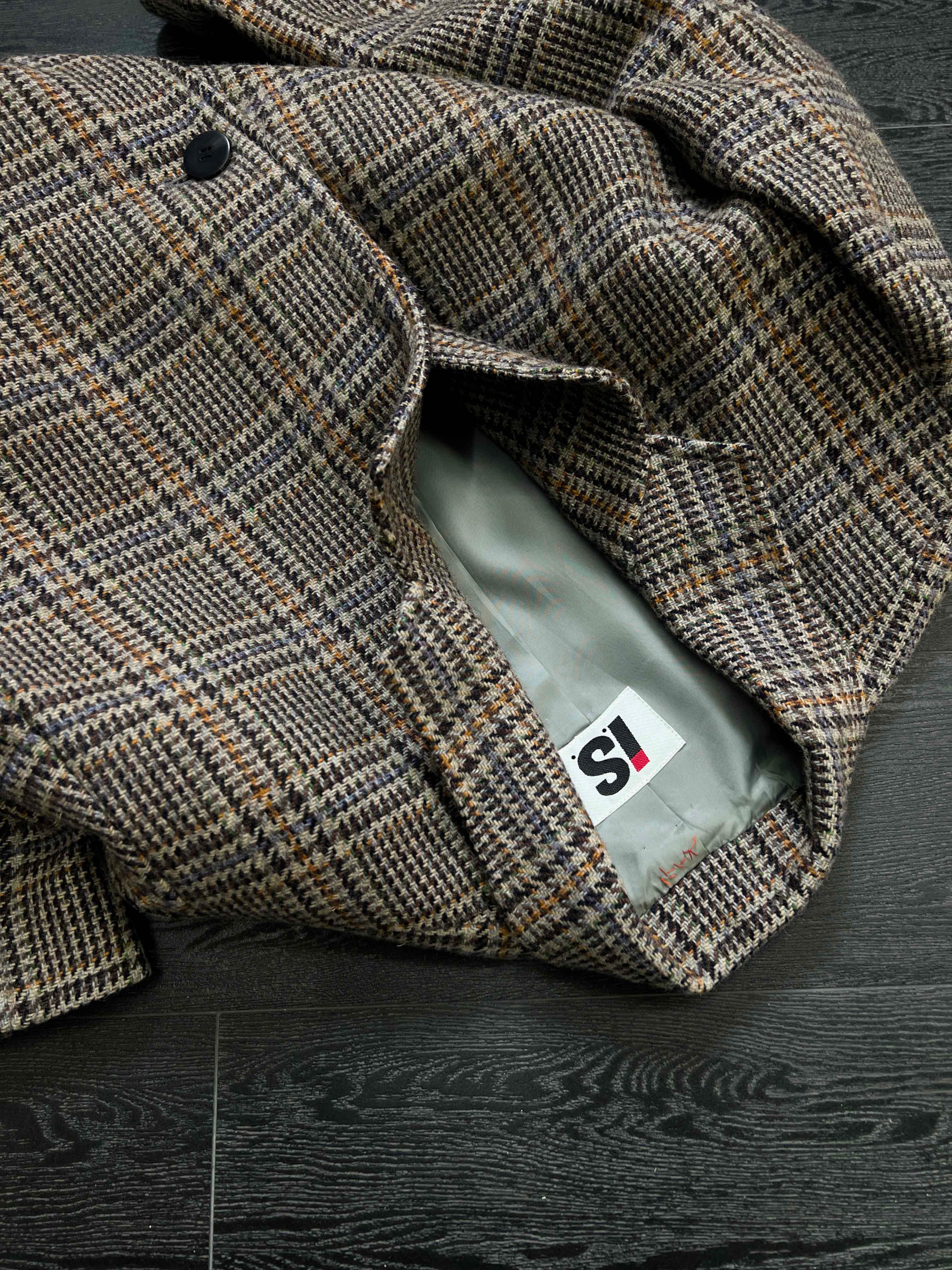 90s ISSEY MIYAKE IS houndstooth coat 2