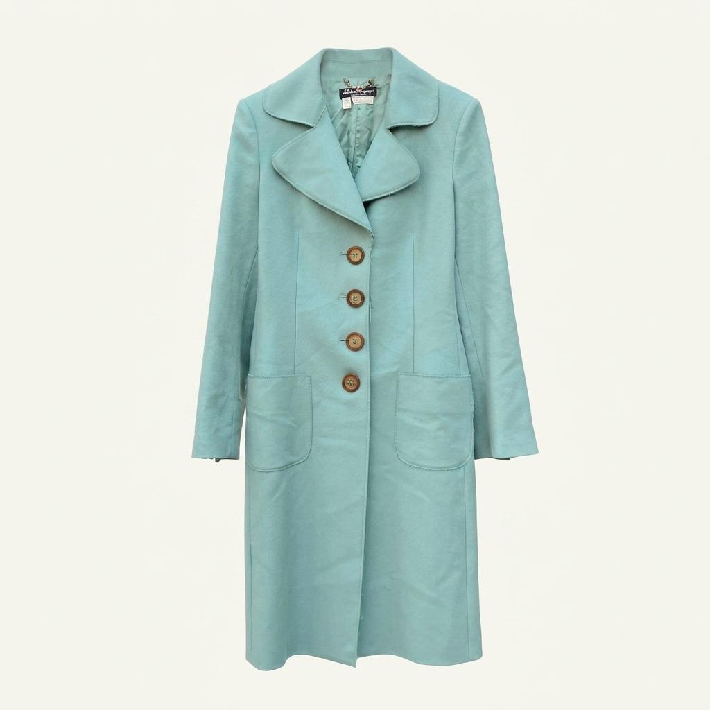 salvatore ferragamo cashmere blend coat 1