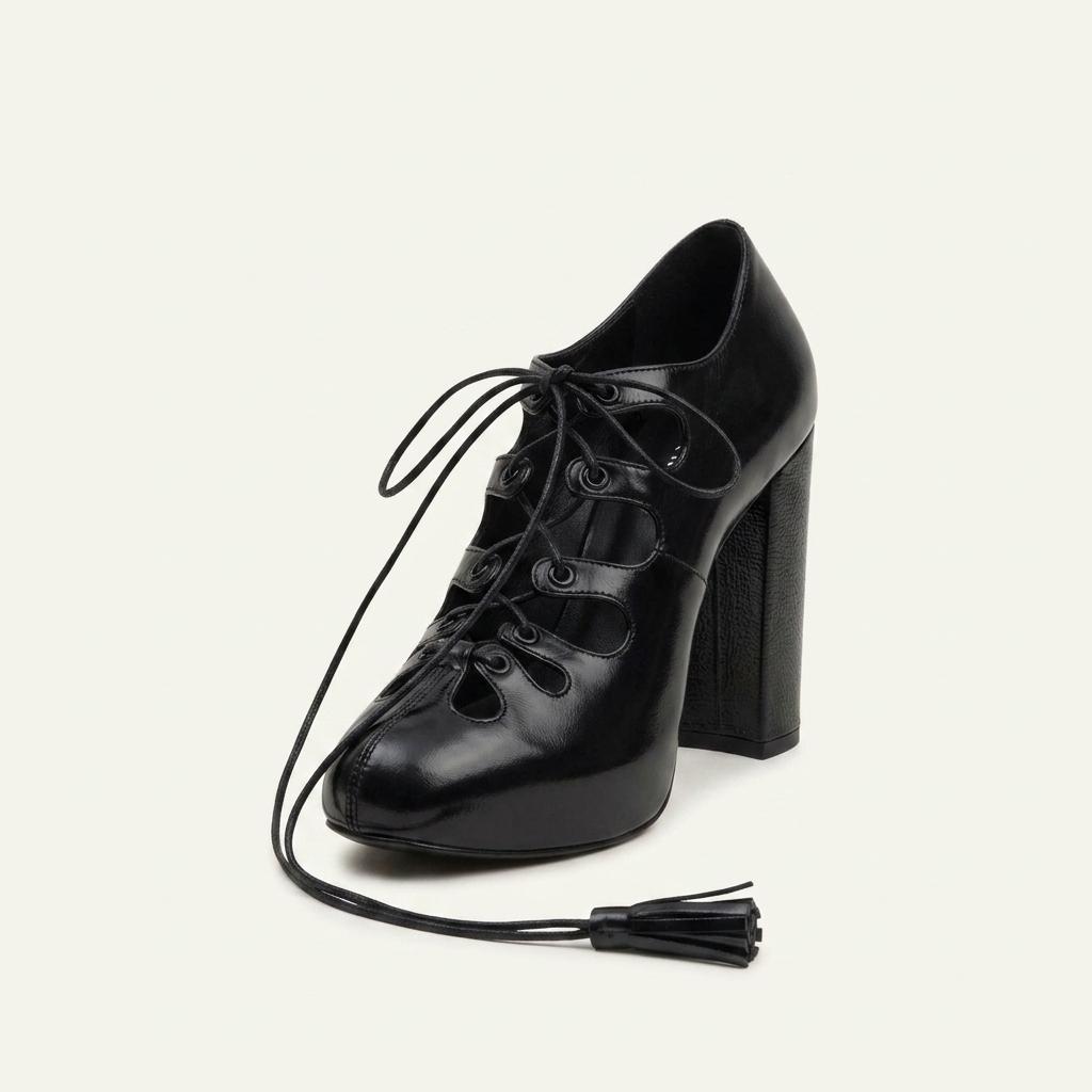 Max Mara ghille lace-up heel 1