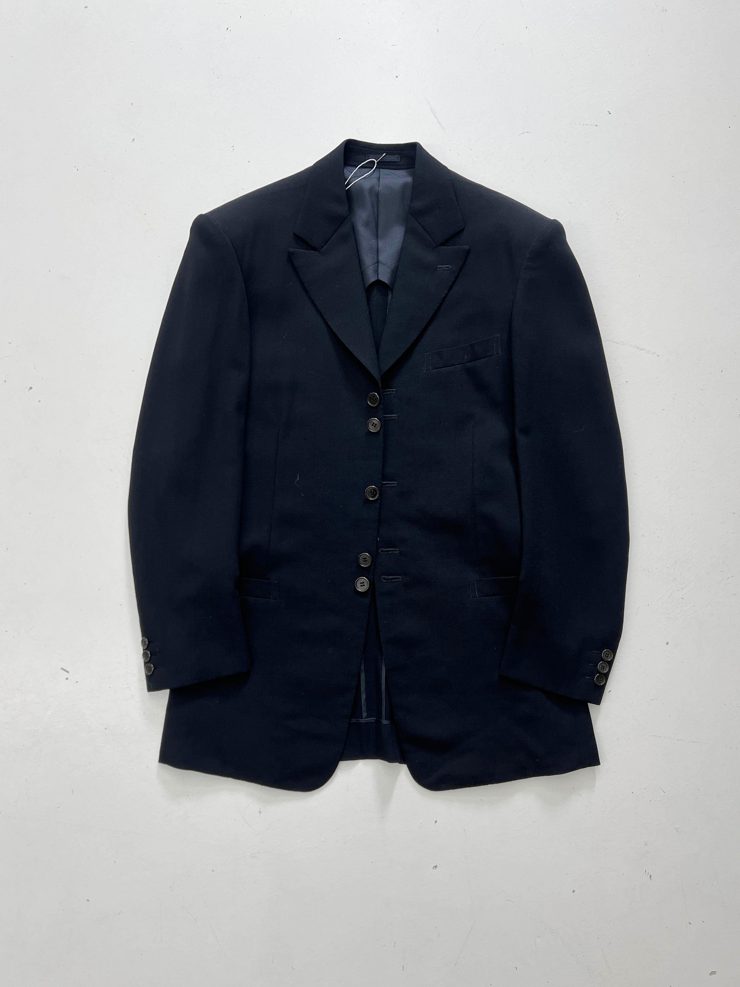 80s GIANNI VERSACE power shoulder tailored jacket 2