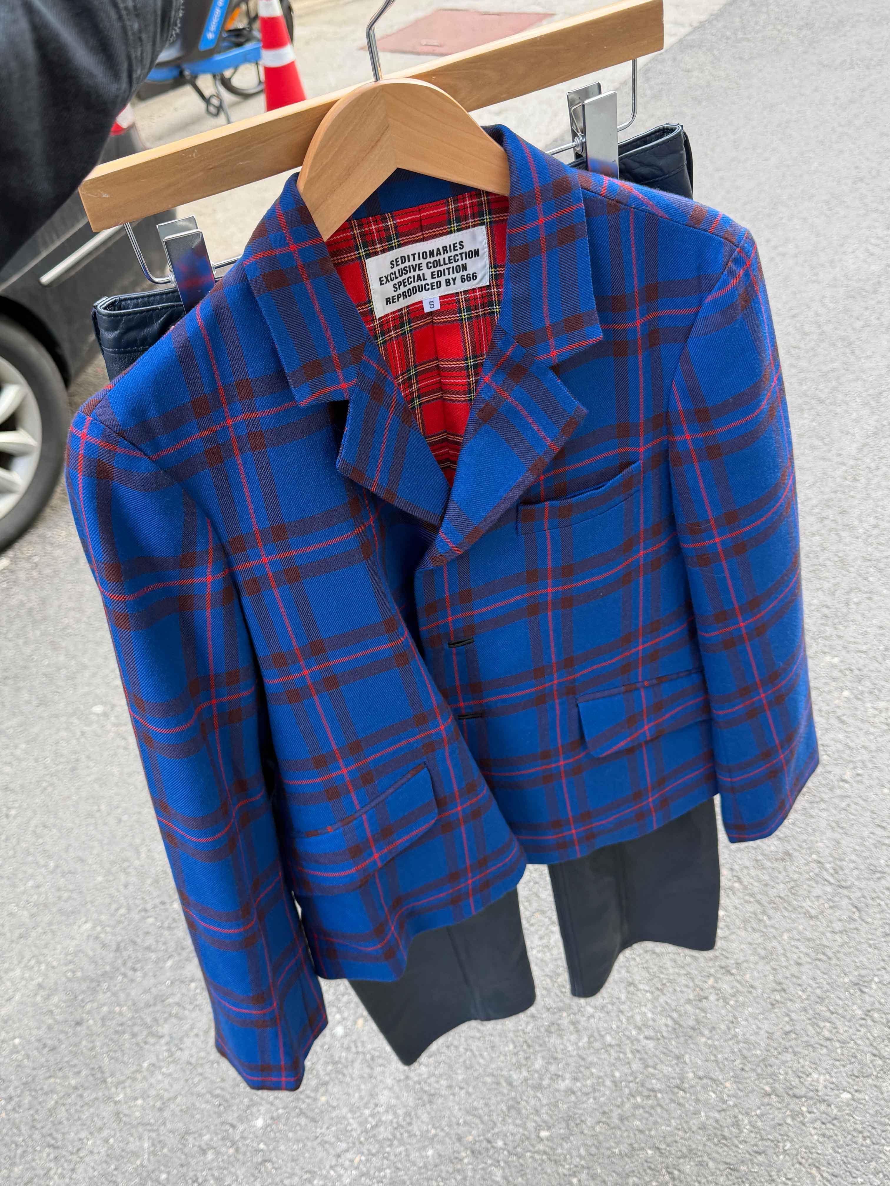 SEDITIONARIES (reproduced by 666) tartan punk 재킷 2