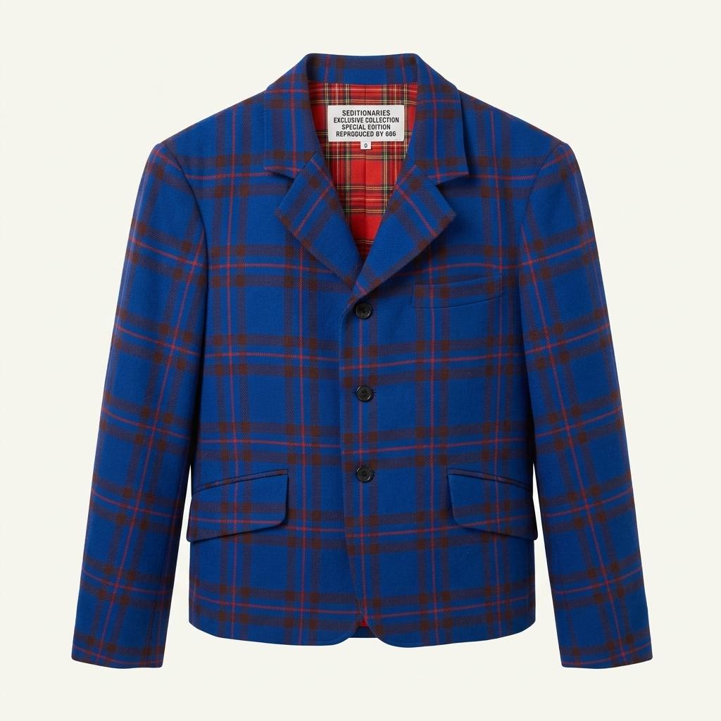SEDITIONARIES (reproduced by 666) tartan punk 재킷 1