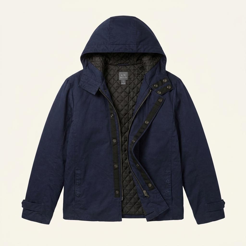Armani Exchange cotton parka 1