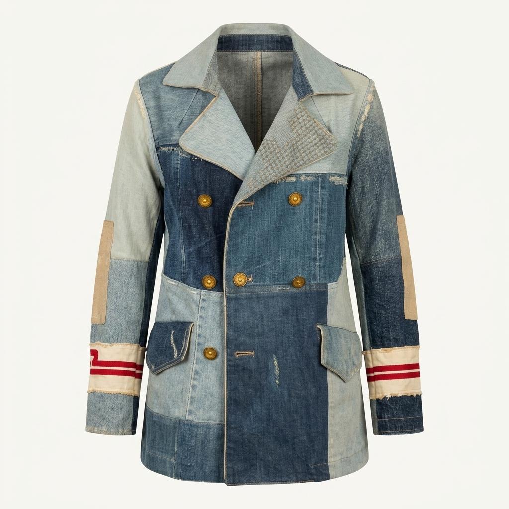 PROJECT FOCE patchwork jacket 1