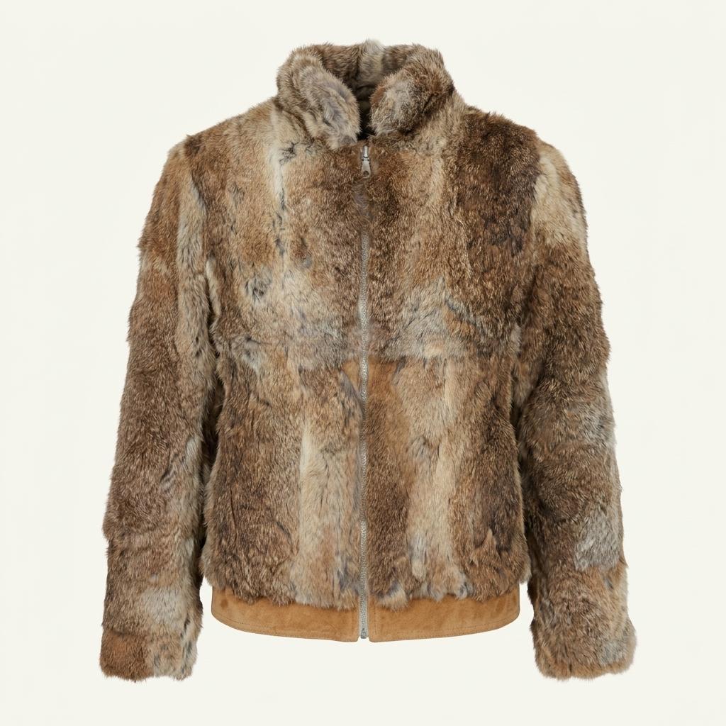 rabbit fur jacket 1